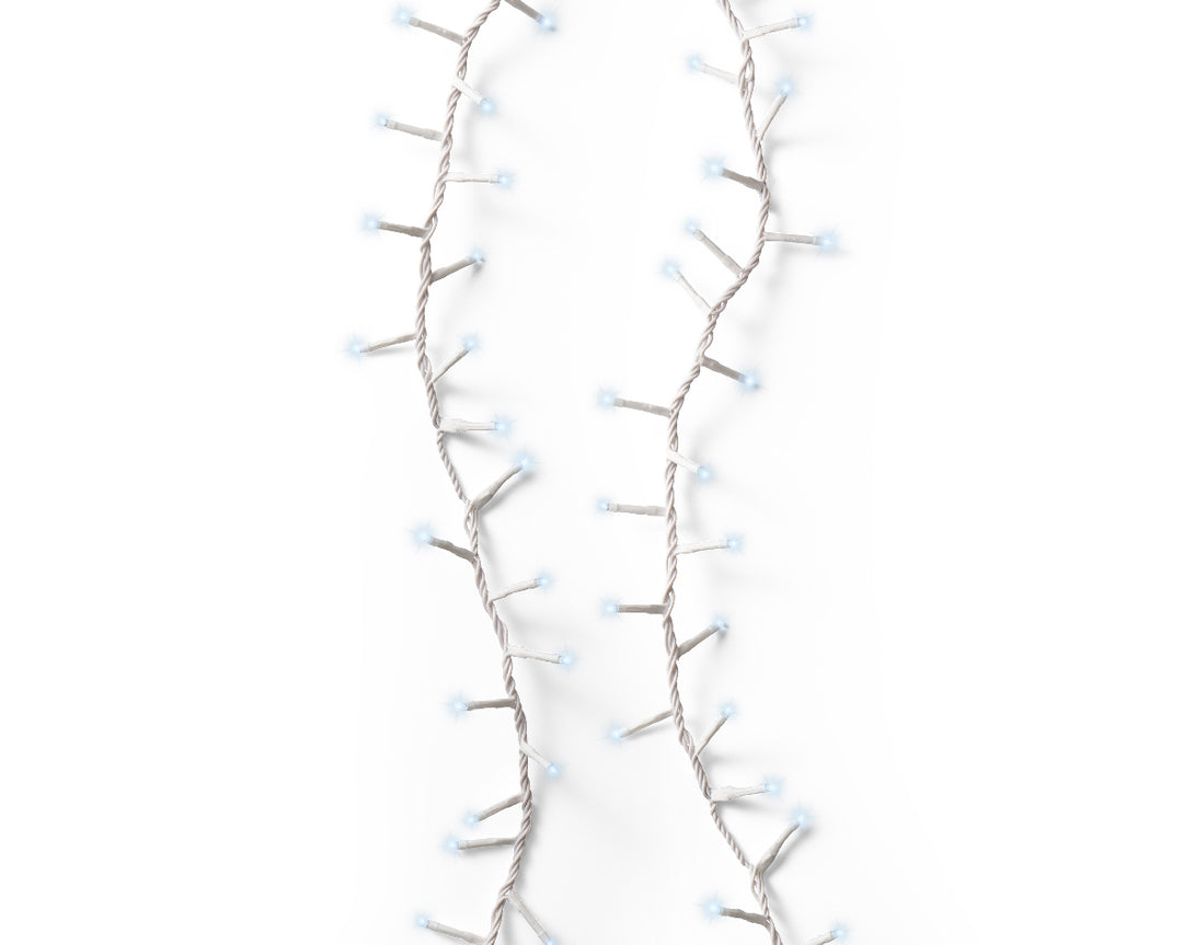 Catena LED Compact 16 m 750L Bianco Freddo – 8 Funzioni Twinkle (cod. 495352) –Lumineo