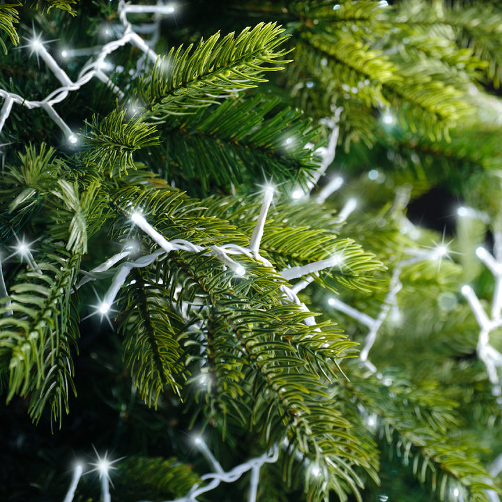 Catena LED Compact 16 m 750L Bianco Freddo – 8 Funzioni Twinkle (cod. 495352) –Lumineo