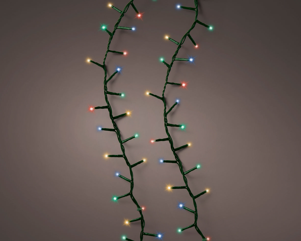Catena LED Compact 45 m 2000L – 8 Funzioni Twinkle (cod. 495359-60-61-62) – Lumineo