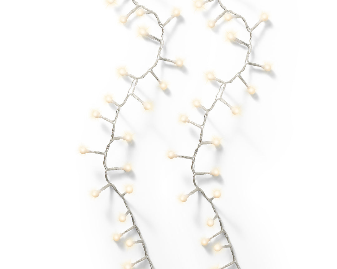 Catena LED Cherry Lights 11 m 500L – Warm White Cavo Trasparente (cod. 495582) – Lumineo