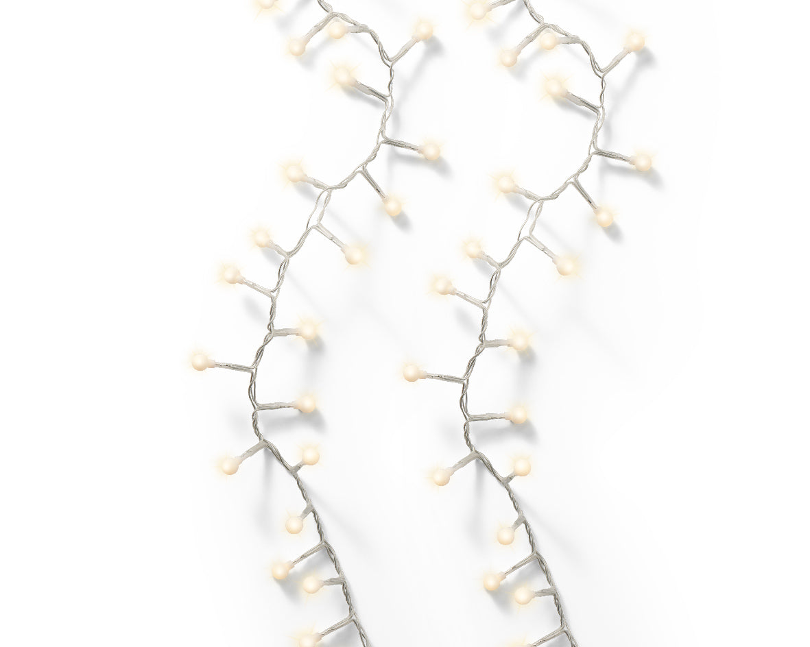 Catena LED Cherry Lights 11 m 500L – Warm White Cavo Trasparente (cod. 495582) – Lumineo