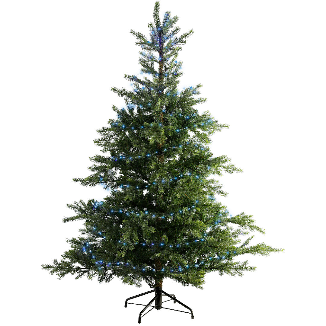 Catena Micro LED 12 m 240L – Cavo Silver (cod. 497107 Rosso / 497108 Blu) – Lumineo