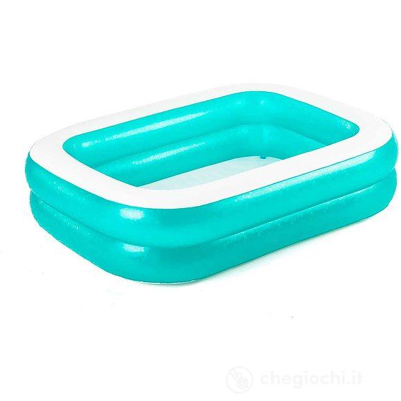 Bestway Piscina Family Rettangolare a 2 Anelli 201x150x51 cm
