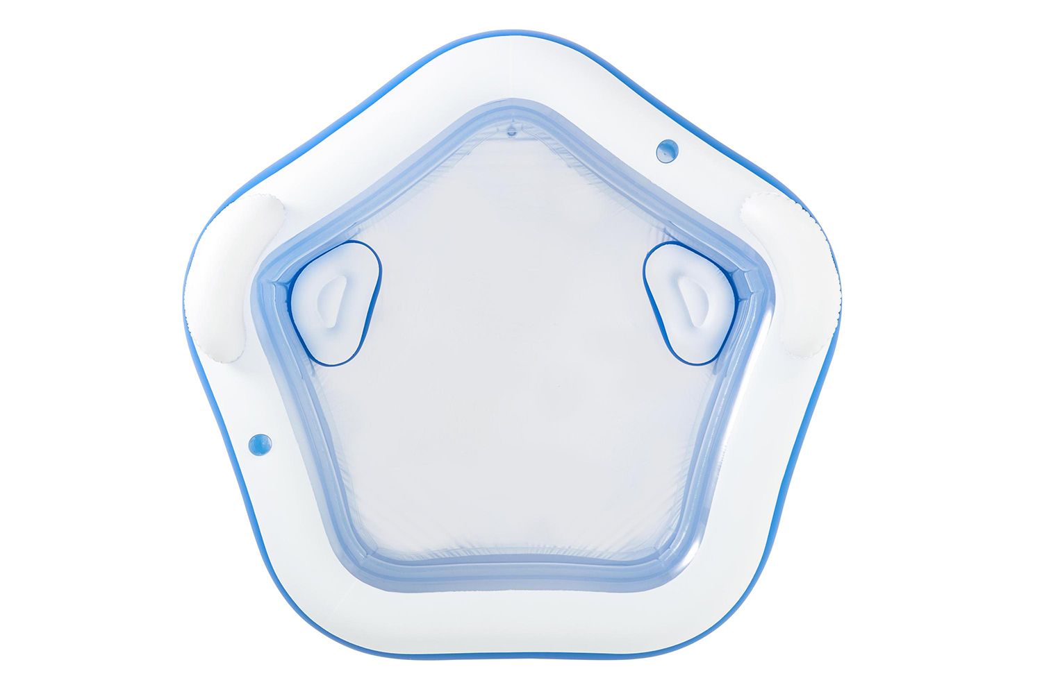 Bestway Family Fun 54153 - Piscina Pentagonale 213x206x69 cm con Sedute e Poggiatesta