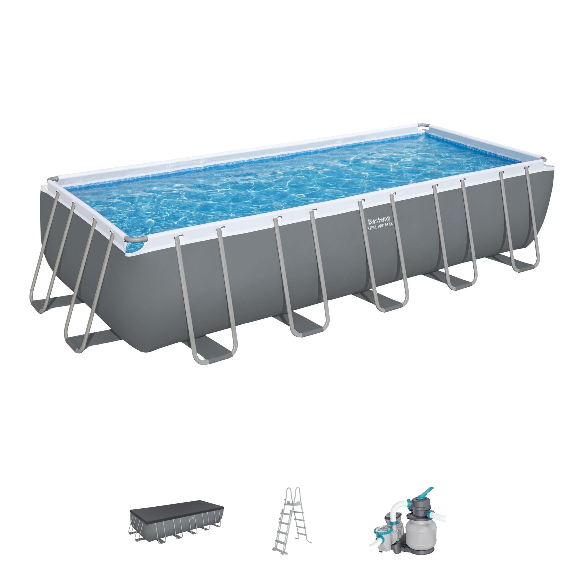 Piscina fuori terra Bestway Steel Pro MAX™ 640 x 274 x 132 cm – Set completo