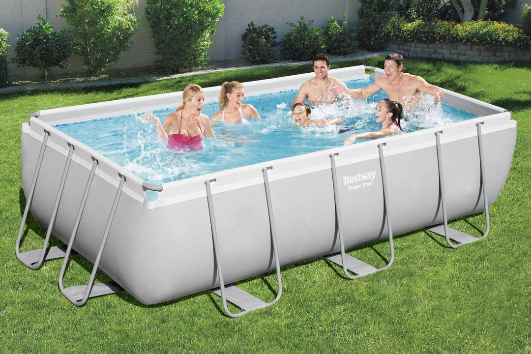 Piscina fuori terra rettangolare Bestway Power Steel™ 404 x 201 x 100 cm – Set completo