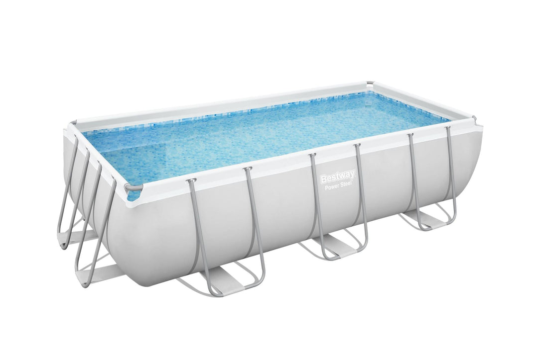 Piscina fuori terra rettangolare Bestway Power Steel™ 404 x 201 x 100 cm – Set completo
