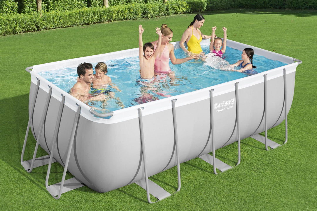 Piscina fuori terra rettangolare Bestway Steel Pro MAX™ 412 x 201 x 122 cm – Set completo