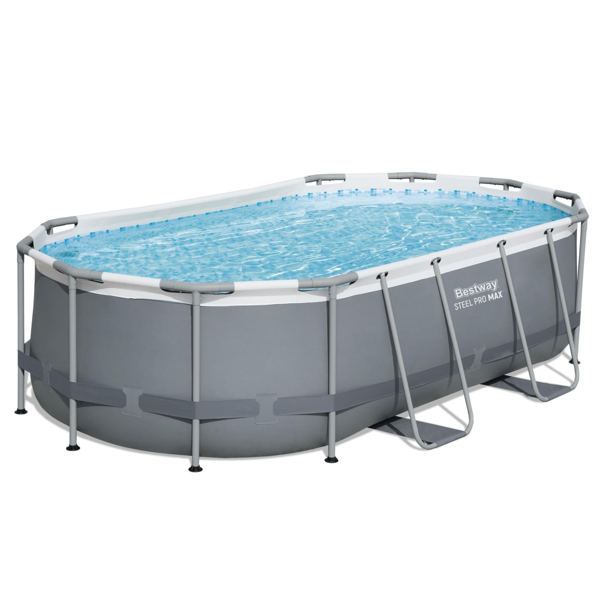 Piscina fuori terra ovale Bestway Steel Pro MAX™ 427 x 250 x 100 cm – Set completo