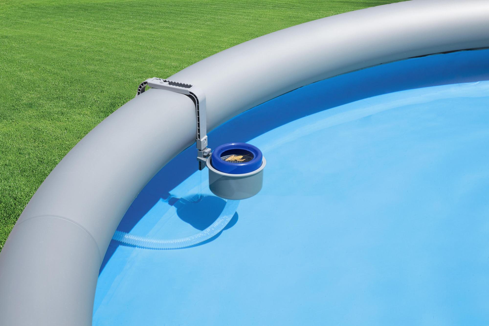 Skimmer da parete per piscine da 457 cm grigio