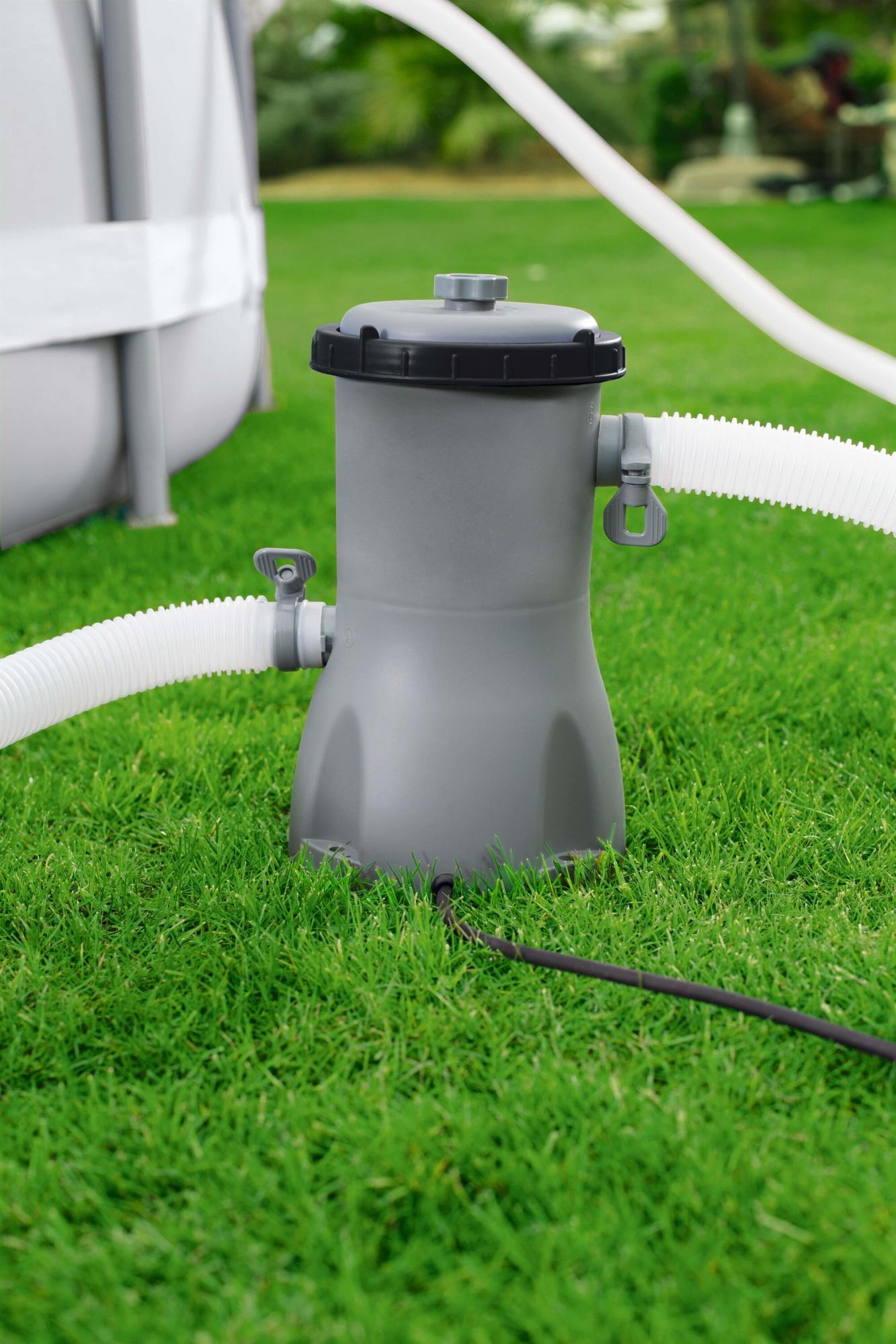 Pompa Filtro a Cartuccia Tipo II 3028 L/h Bestway per Piscine Fuori Terra