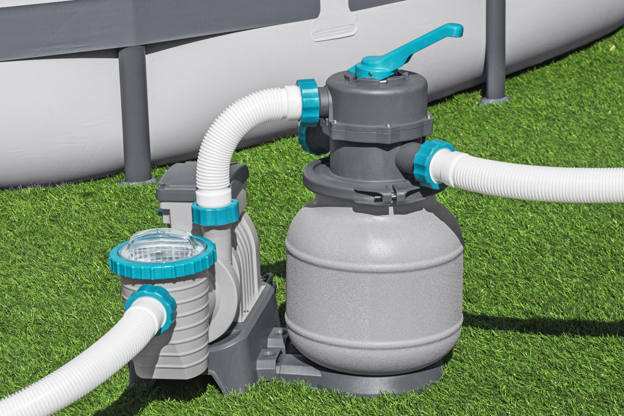 Pompa Filtro a Sabbia 6.056 L/h Bestway per Piscine Fuori Terra