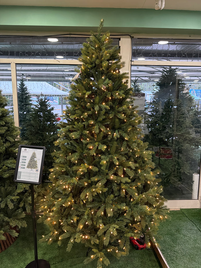 Albero di Natale Freiburg Pine 240 cm con 800 LED – Ø155 cm Everlands