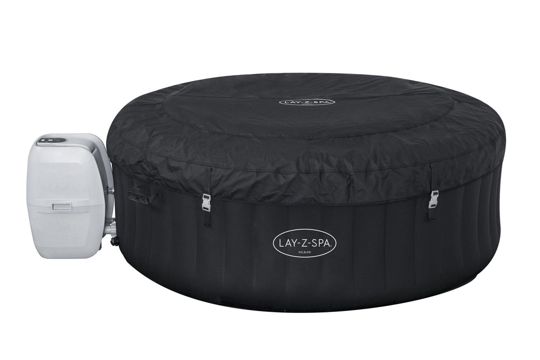 Idromassaggio Gonfiabile Lay-Z-Spa Miami AirJet 2-4 Persone – 120 Getti e Riscaldamento 40°C