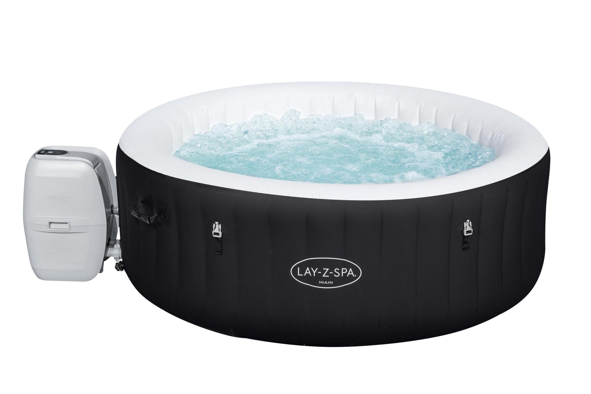 Idromassaggio Gonfiabile Lay-Z-Spa Miami AirJet 2-4 Persone – 120 Getti e Riscaldamento 40°C