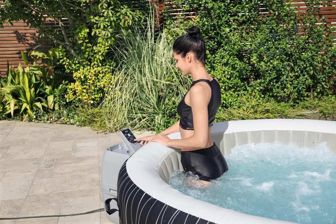 Idromassaggio Gonfiabile Lay-Z-Spa Hollywood AirJet 4-6 Persone – 140 Getti, LED e Riscaldamento 40°C