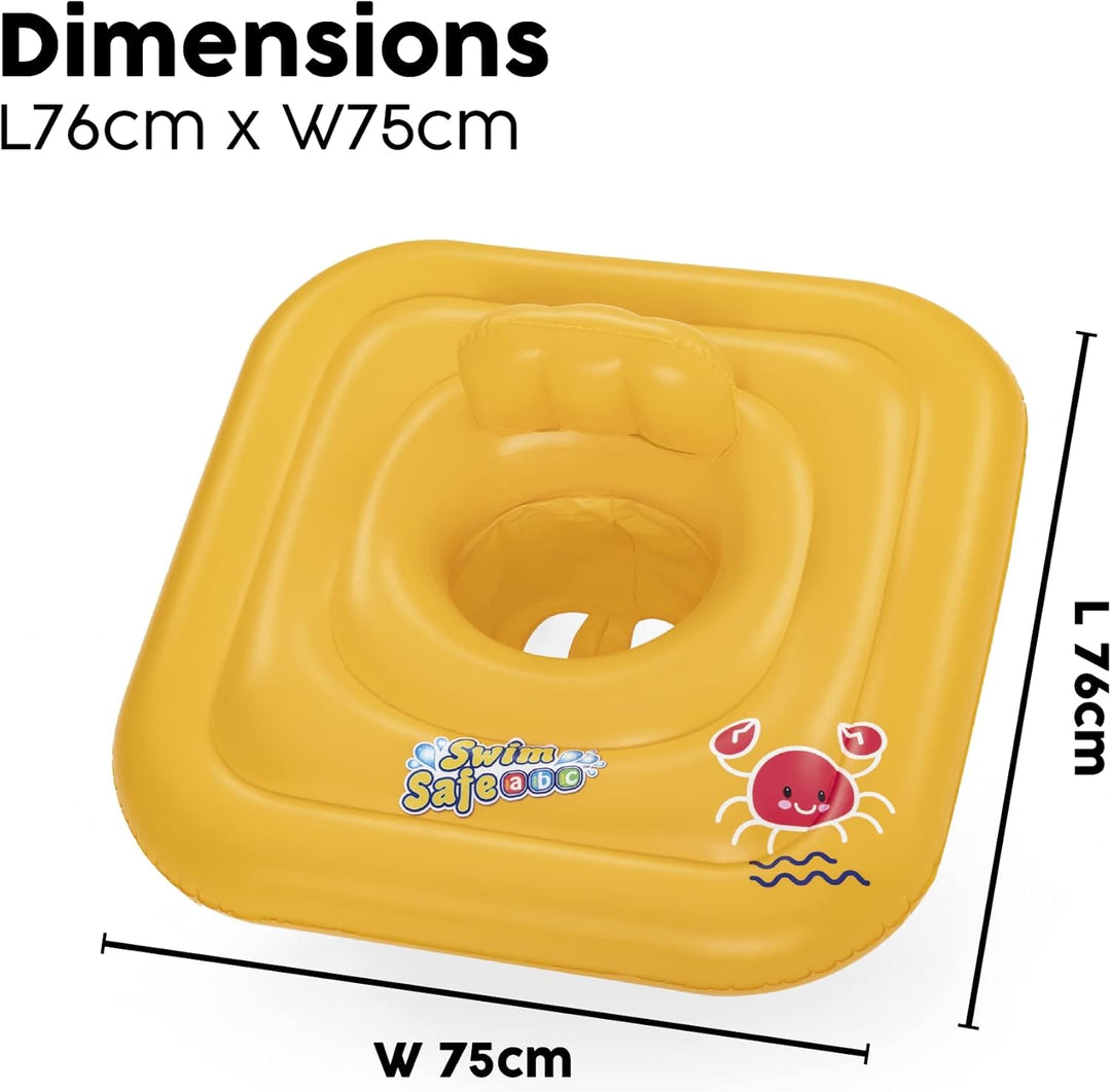 Salvagente Mutandina Quadrato Swim Safe Abc Step A Cm. 76X76