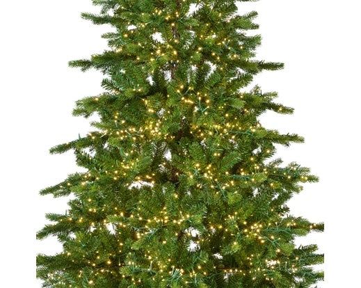 Albero di Natale Galloway Spruce 180 cm con 3000 LED Bianco Caldo (cod. 670204)