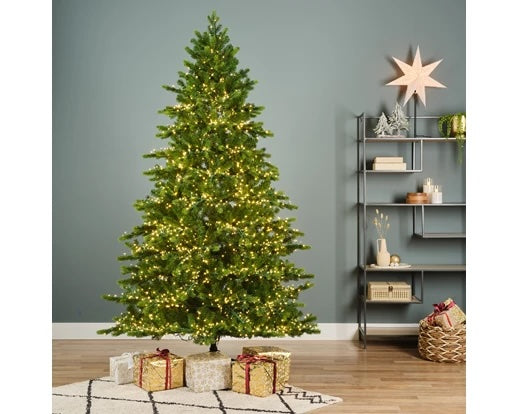Albero di Natale Galloway Spruce 180 cm con 3000 LED Bianco Caldo (cod. 670204)