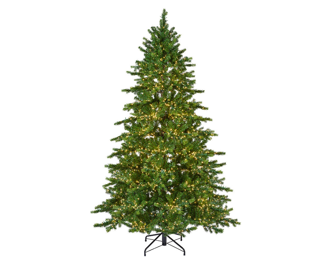Albero di Natale Galloway Spruce 210 cm con 4000 LED – Ø130 cm Everlands