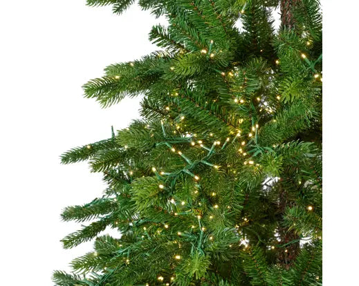 Albero di Natale Galloway Spruce 210 cm con 4000 LED – Ø130 cm Everlands
