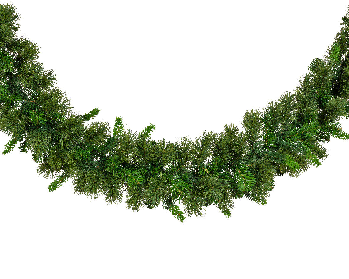 Ghirlanda Edmonton 270 cm Verde – Interno/Esterno (cod. 681209) – Everlands