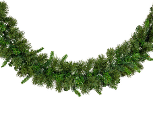 Ghirlanda Edmonton 270 cm Verde – Interno/Esterno (cod. 681209) – Everlands