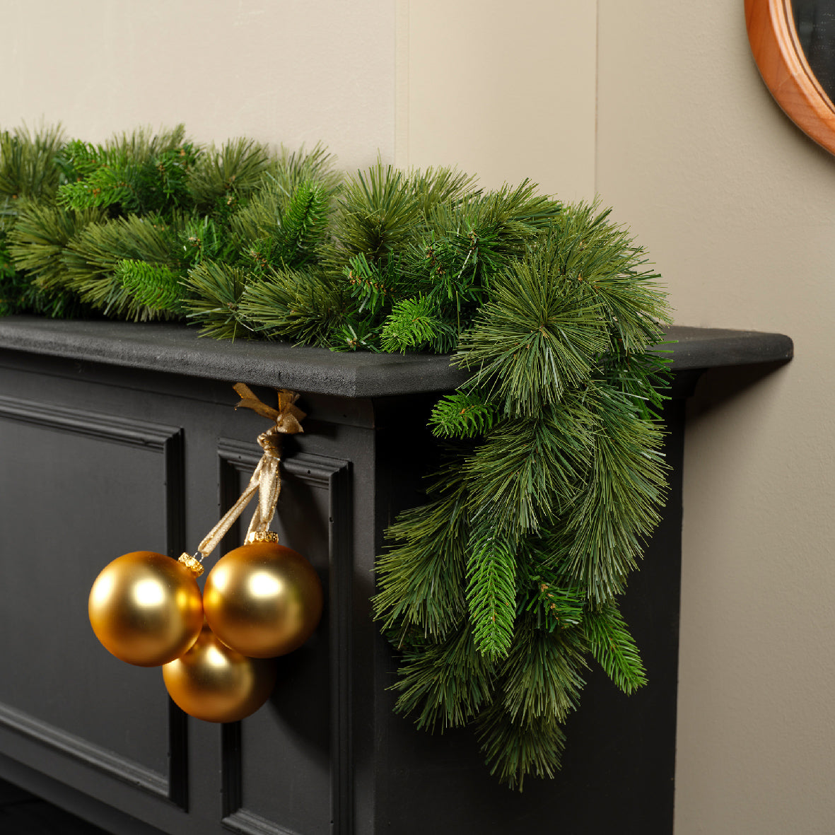 Ghirlanda Edmonton 270 cm Verde – Interno/Esterno (cod. 681209) – Everlands