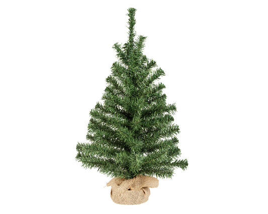 Albero di Natale Mini Imperial 60 cm con Sacco in Juta (cod. 683325) – Everlands