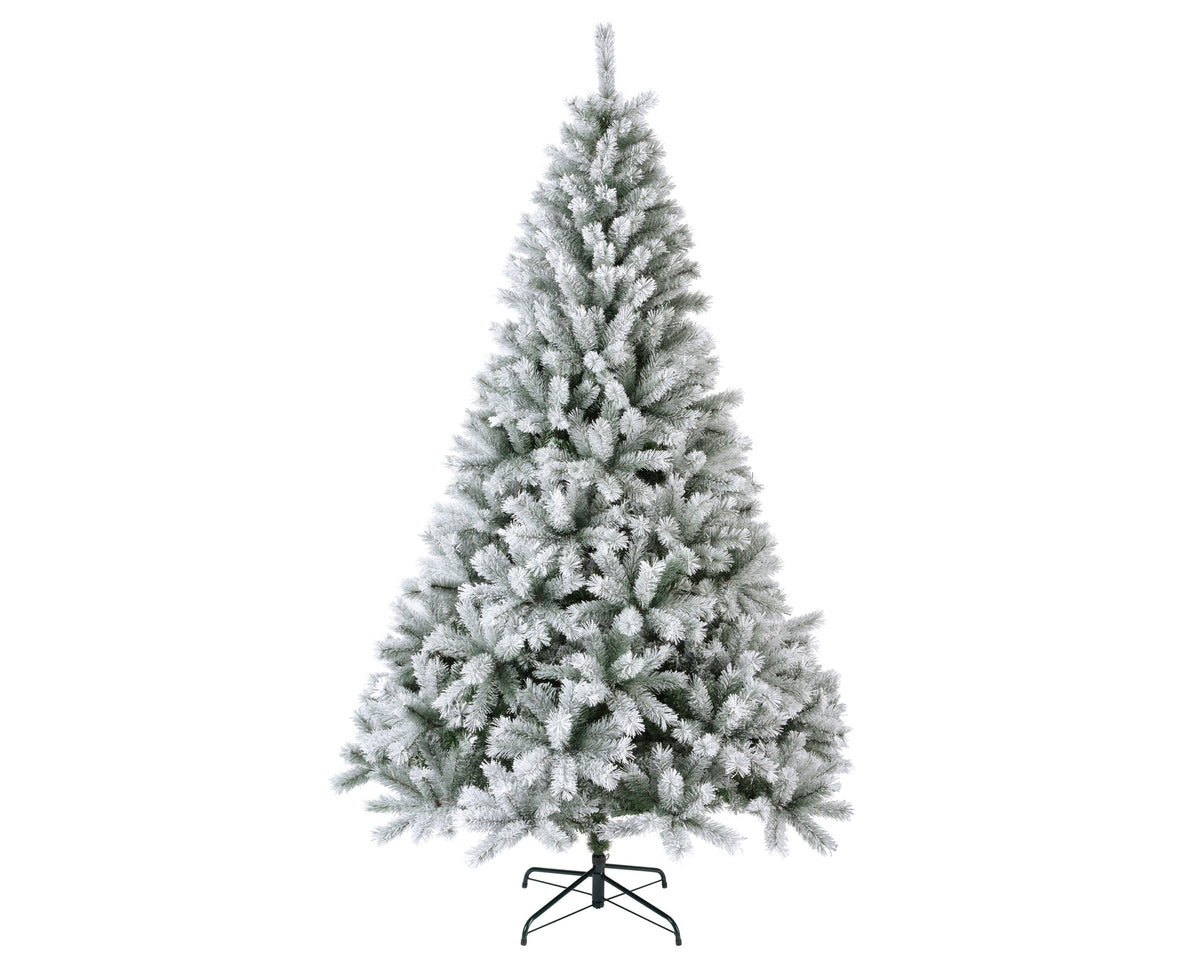 Albero di Natale Canada Spruce Frosted 210 cm Ø140 cm Everlands – 1.400 Punte