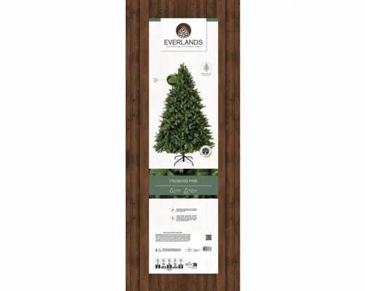 Albero di Natale Freiburg Pine 210 cm Ø137 cm Everlands – 2.300 Punte PE/PVC