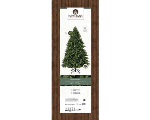 Albero di Natale Freiburg Pine 240 cm Ø155 cm Everlands – 3.068 Punte PE/PVC