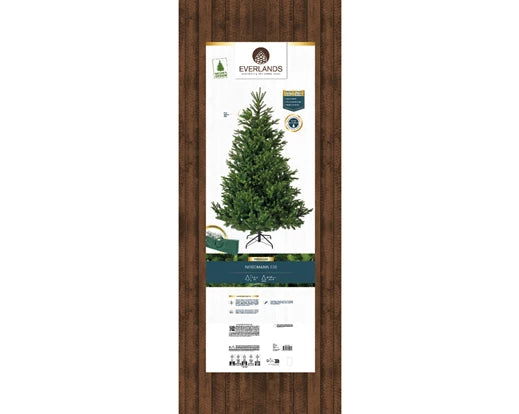 Albero di Natale Nordmann Fir 240 cm Ø165 cm (cod. 684308) – Everlands