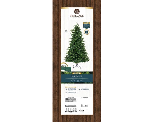 Albero di Natale Sunpeaks Fir 210 cm Ø132 cm (cod. 684407) – Everlands