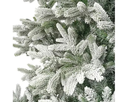Albero di Natale Nordmann Fir Snowy 180 cm Ø130 cm – 2.599 Punte PE/PVC