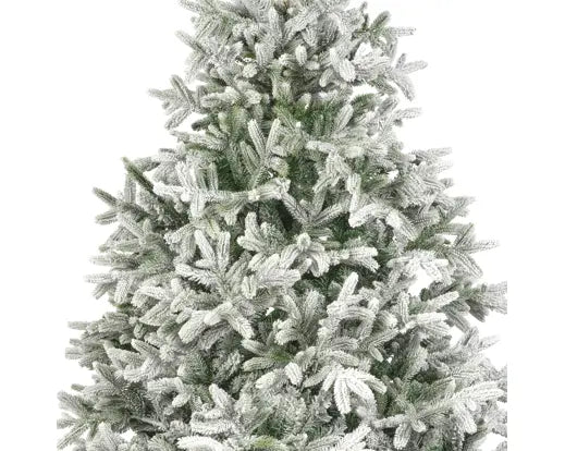 Albero di Natale Nordmann Fir Snowy 210 cm Ø150 cm – 3.566 Punte PE/PVC