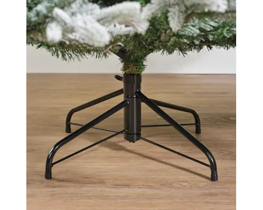 Albero di Natale Nordmann Fir Snowy 210 cm Ø150 cm – 3.566 Punte PE/PVC