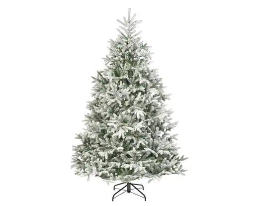 Albero di Natale Nordmann Fir Snowy 240 cm Ø165 cm – 4.754 Punte PE/PVC