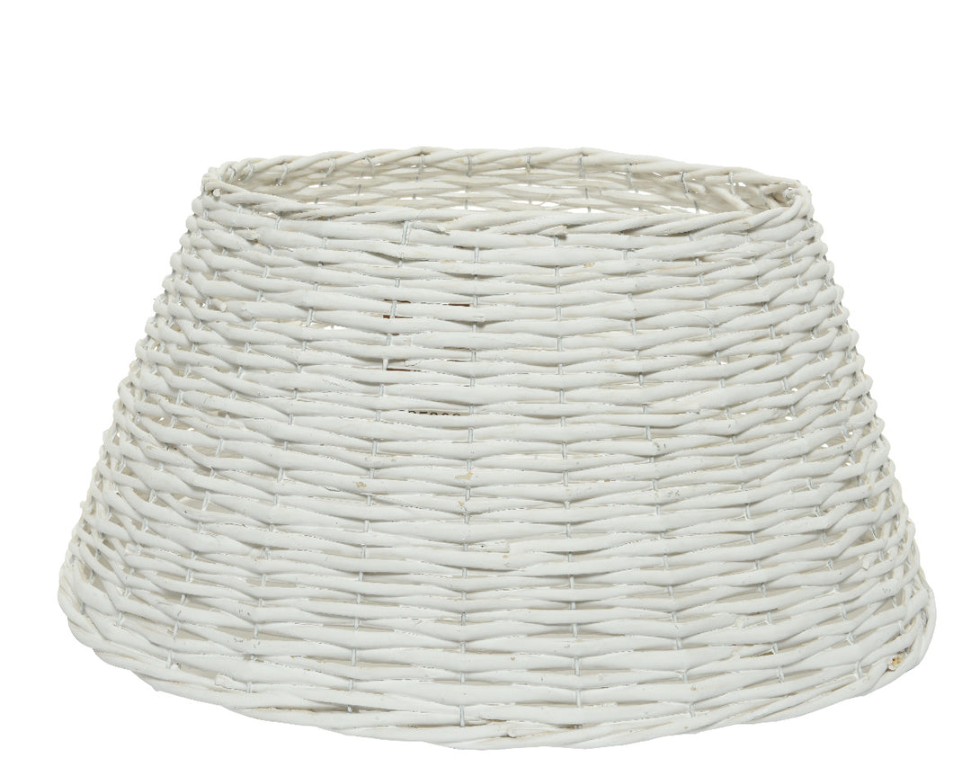 Copribase Albero di Natale Everlands in Salice Bianco Ø57 x H28 cm