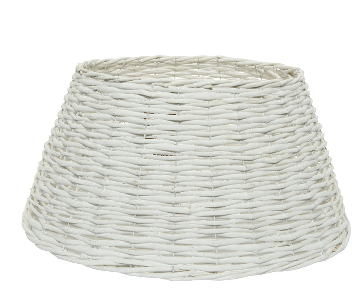 Copribase Albero di Natale Tree Ring in Salice Bianco – Varianti Ø57 cm e Ø70 cm (cod. 685308/685309) – Everlands