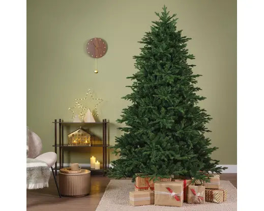 Albero di Natale Andalo Fir 210 cm Ø140 cm – 3.416 Punte PE/PVC Pre-Sagomato