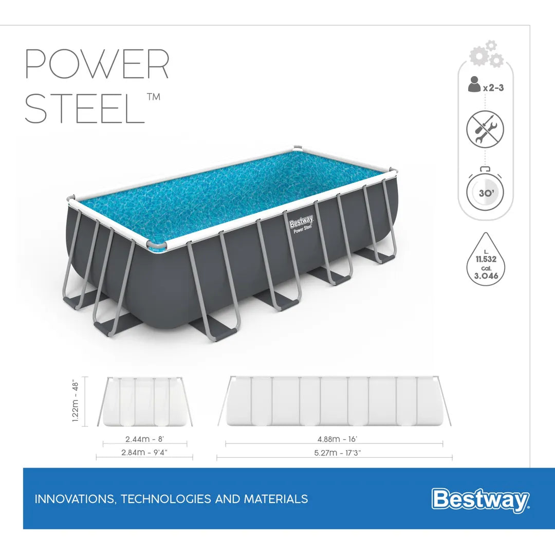 Piscina Power Steel da 488x244x122 cm