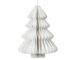 Albero Decorativo in Carta con Bordo Champagne