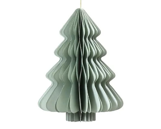 Albero Decorativo in Carta con Bordo Champagne