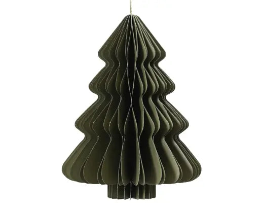 Albero Decorativo in Carta con Bordo Champagne
