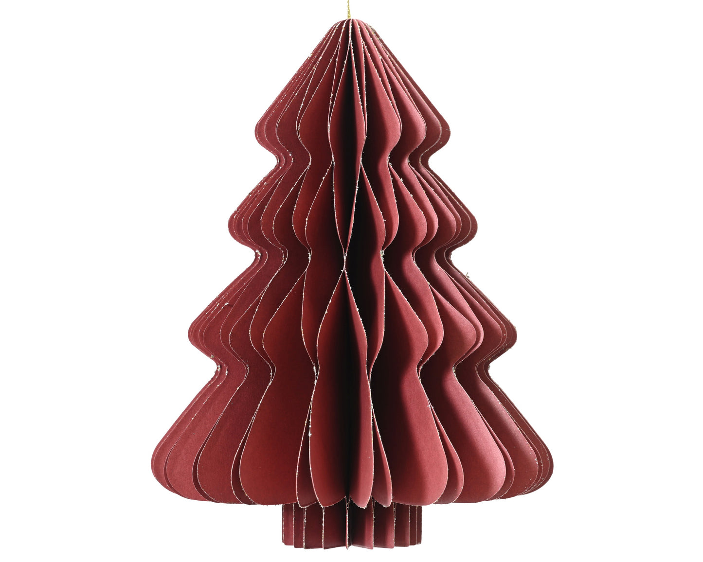 Albero Decorativo in Carta con Bordo Champagne