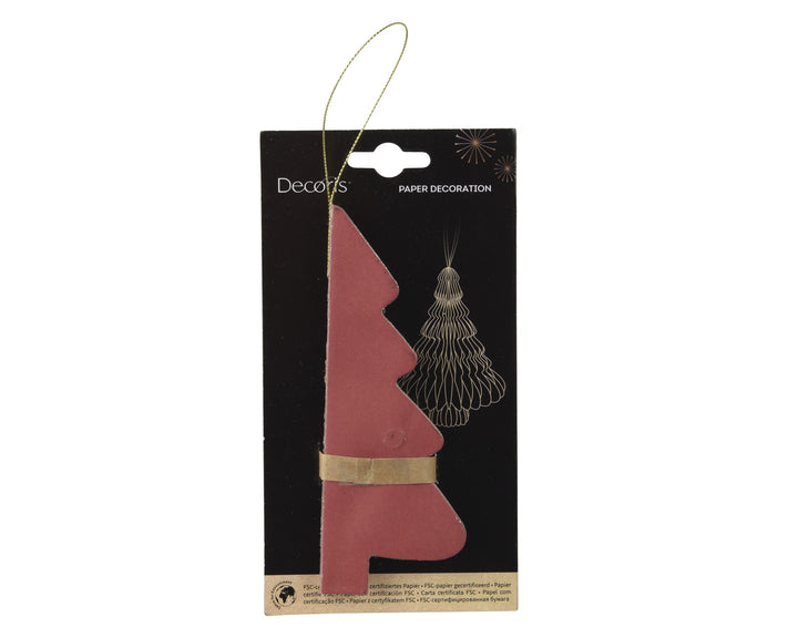 Albero Decorativo in Carta con Bordo Champagne