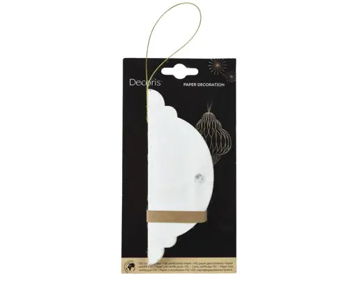 Decorazione Onion in Carta con Bordo Champagne
