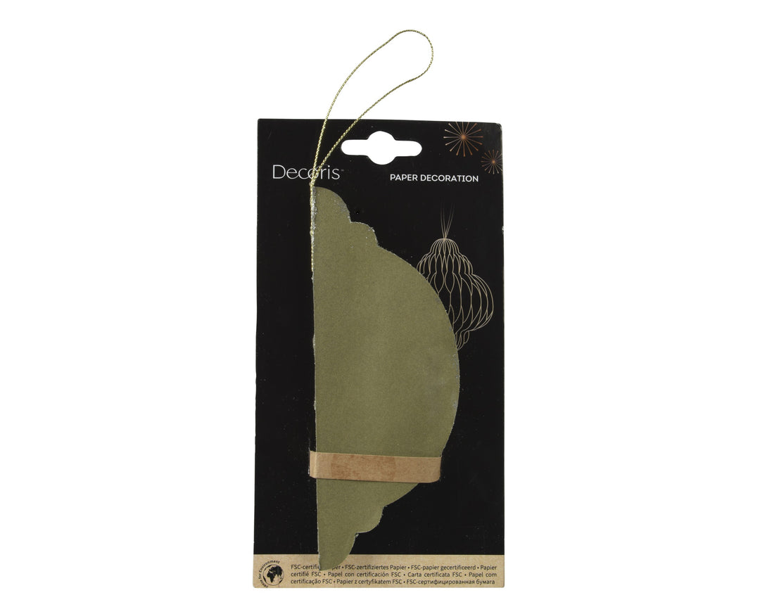 Decorazione Onion in Carta con Bordo Champagne