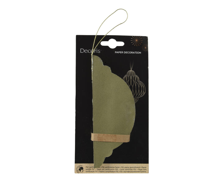 Decorazione Onion in Carta con Bordo Champagne